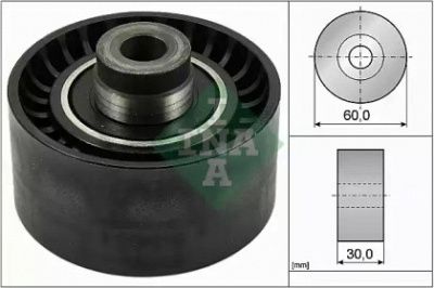 WILMINK GROUP wg1252896 -  Паразитный / Ведущий ролик, зубчатый ремень